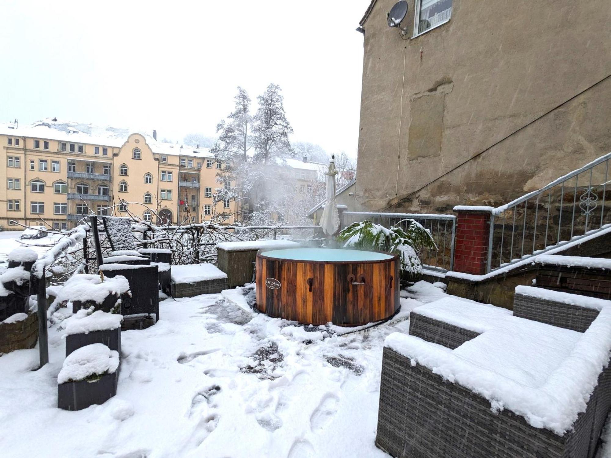 Hw2B - Urlaubsmagie - Wohlfuehlwohnung Mit Balkon, Pool, Sauna & Terrasse Зебниц Экстерьер фото