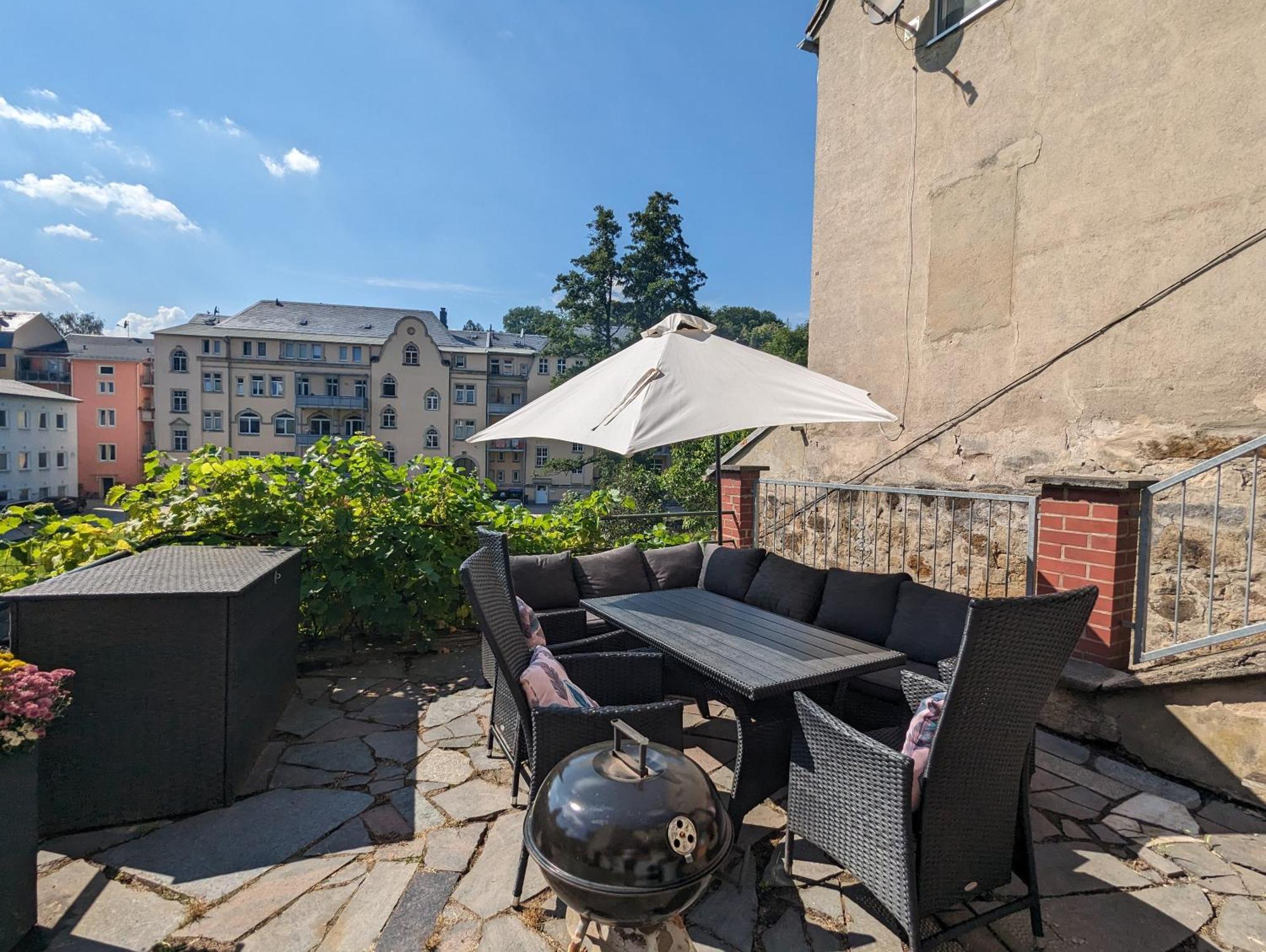 Hw2B - Urlaubsmagie - Wohlfuehlwohnung Mit Balkon, Pool, Sauna & Terrasse Зебниц Экстерьер фото