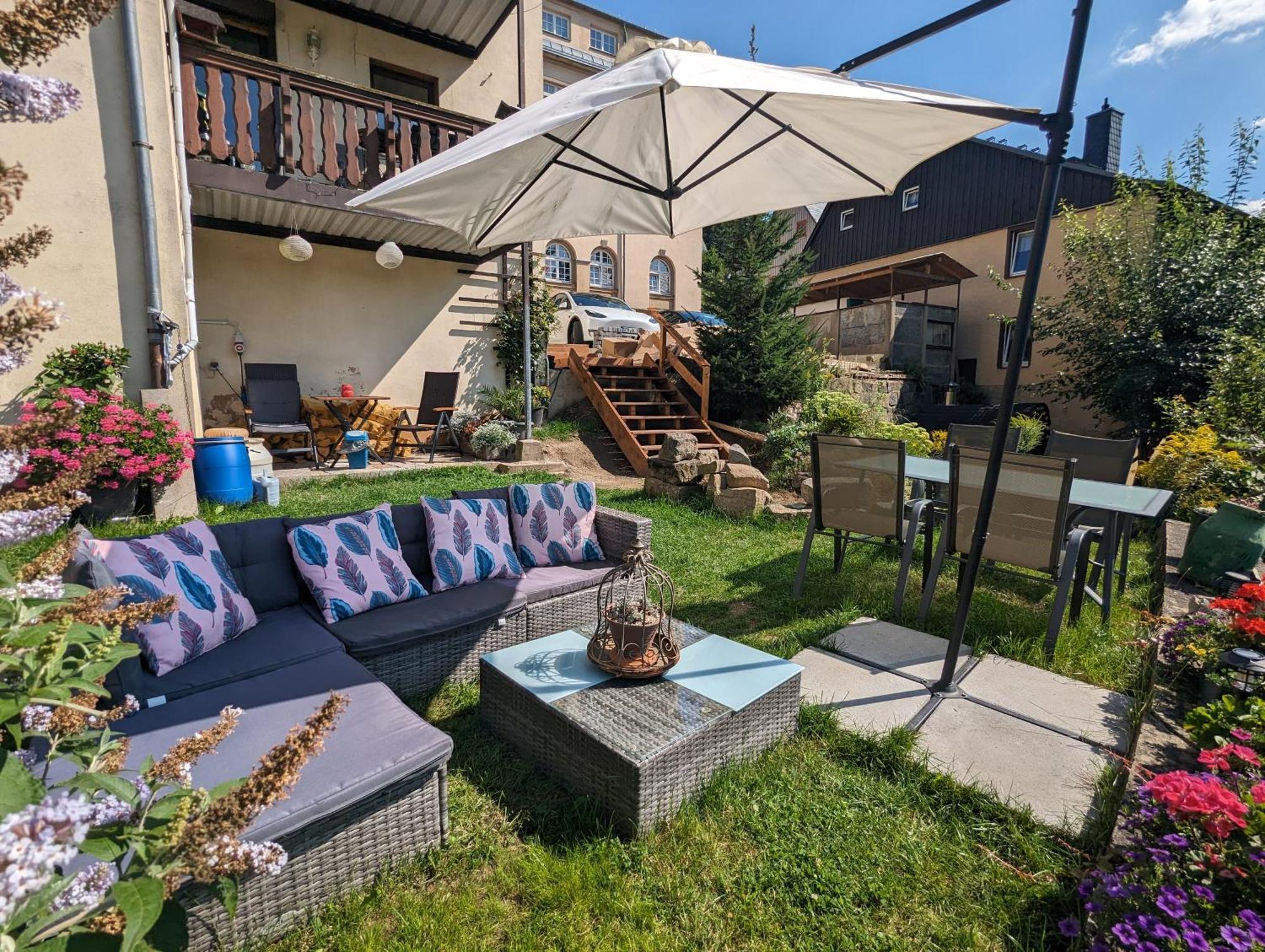 Hw2B - Urlaubsmagie - Wohlfuehlwohnung Mit Balkon, Pool, Sauna & Terrasse Зебниц Экстерьер фото