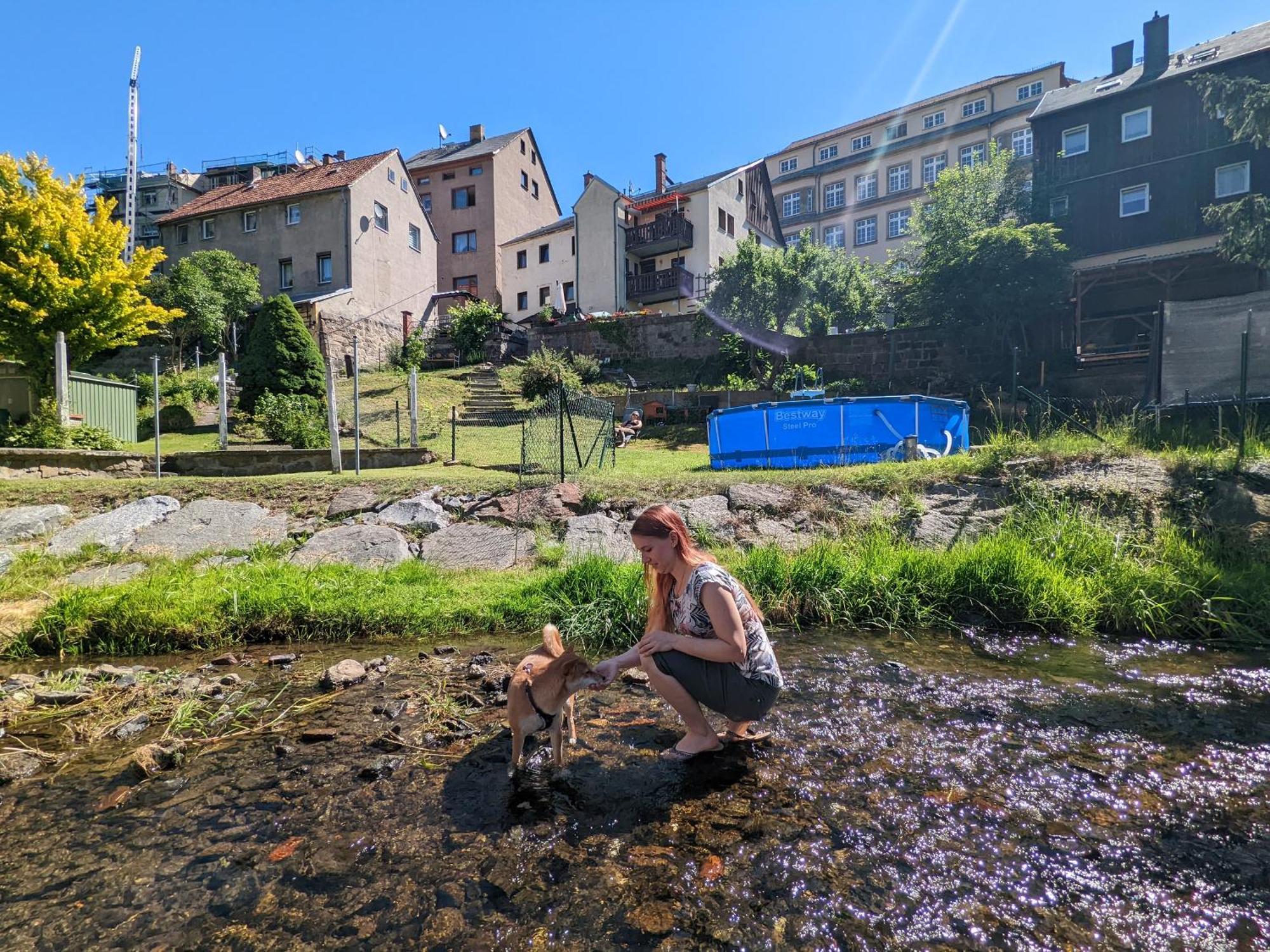 Hw2B - Urlaubsmagie - Wohlfuehlwohnung Mit Balkon, Pool, Sauna & Terrasse Зебниц Экстерьер фото