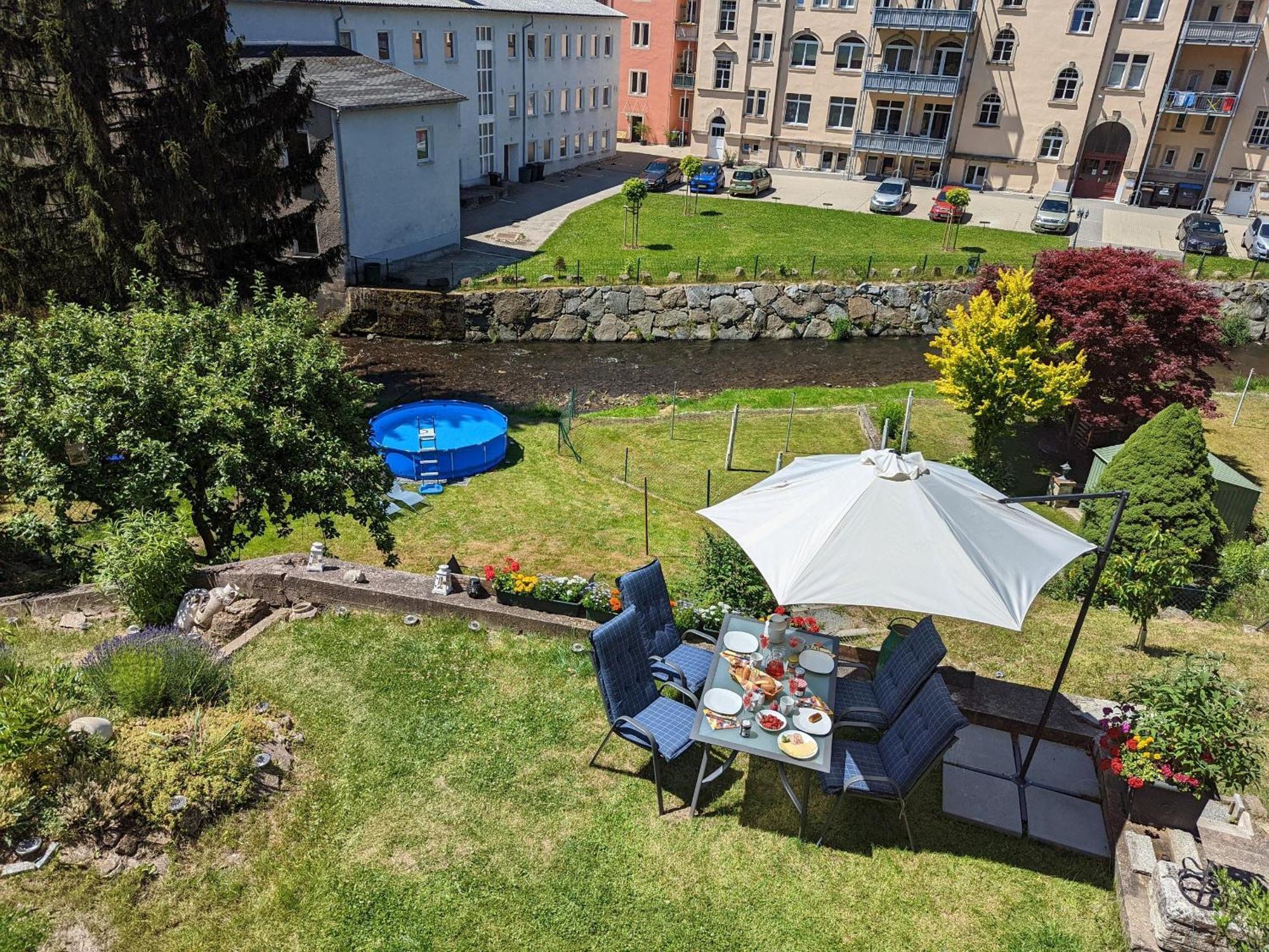 Hw2B - Urlaubsmagie - Wohlfuehlwohnung Mit Balkon, Pool, Sauna & Terrasse Зебниц Экстерьер фото