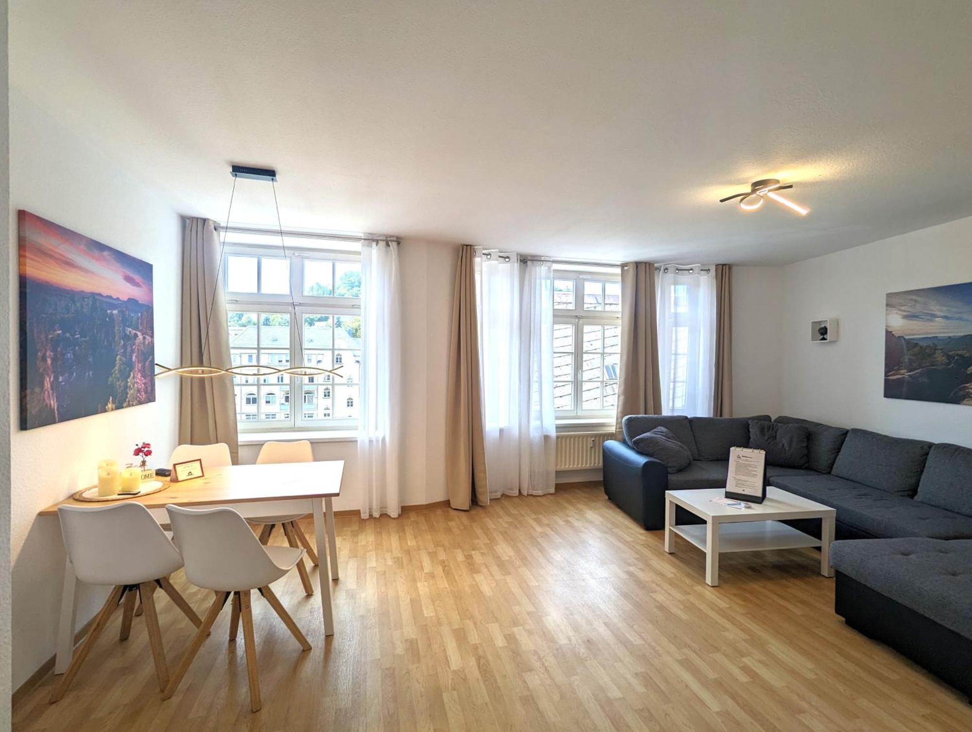Hw2B - Urlaubsmagie - Wohlfuehlwohnung Mit Balkon, Pool, Sauna & Terrasse Зебниц Экстерьер фото